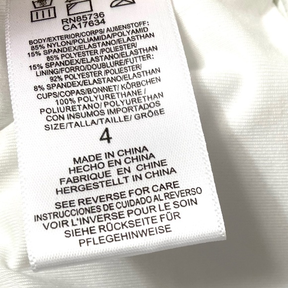 Michael Kors Cruise 2020 Scoop-Back Swimsuit Blue - Picture 8 of 10